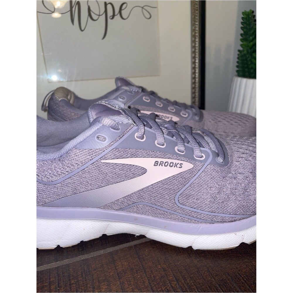 Brooks Transmit 3 Lavender Light Pink Running Sneakers Size 9.5 - Picture 4 of 15